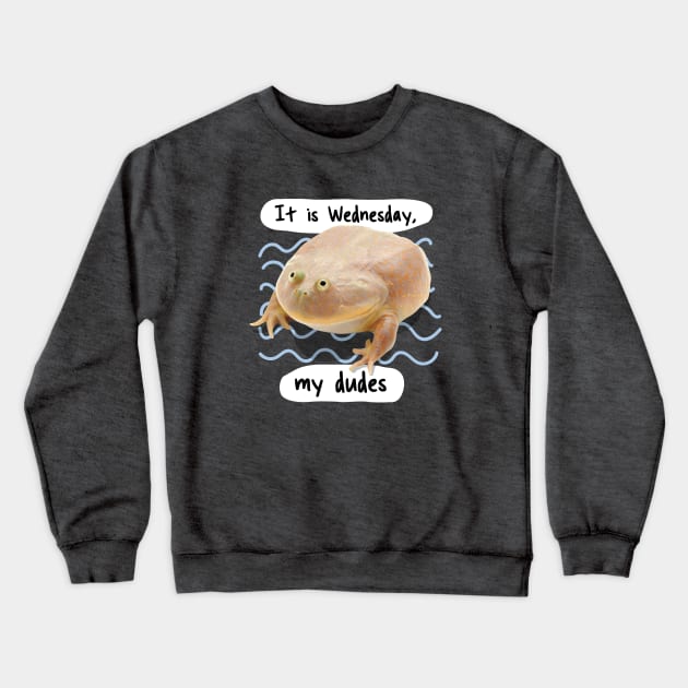 It is Wednesday my Dudes V4 Crewneck Sweatshirt by TonieTee